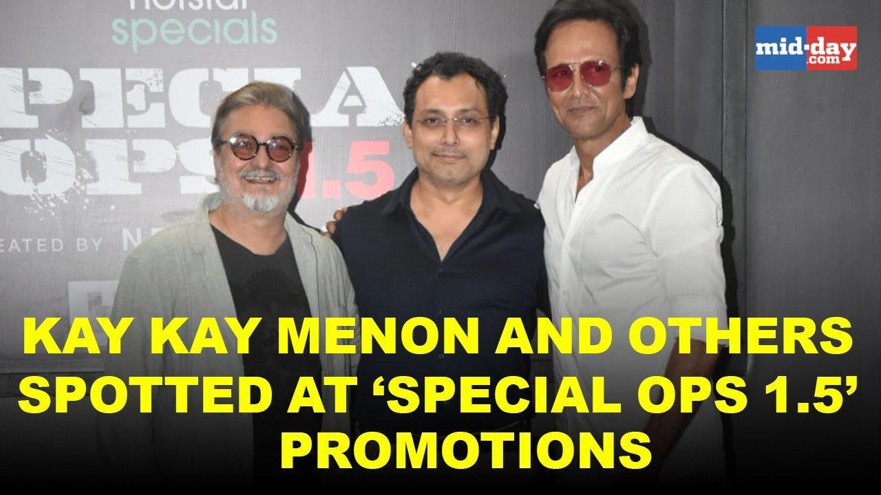 Kay Kay Menon and others spotted at ‘Special Ops 1.5’ promotions